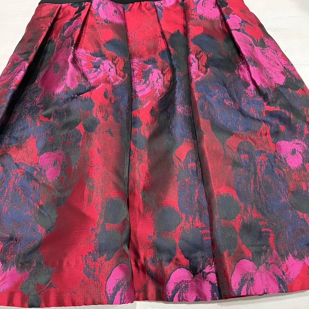 Avery G size 6 black and flower fit and flare‎ party dress - Picture 3 of 7